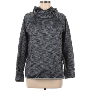 Gap Fit Orbit blue fleece pullover hoodie‎ - Med